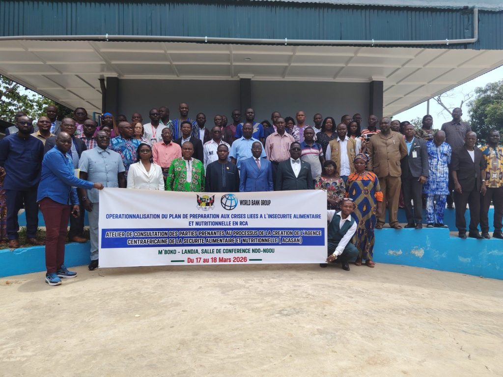 Info. Agri. ACASAN : Ouverture de l&rsquo;atelier de consultation sur la création de l&rsquo;ACASAN.