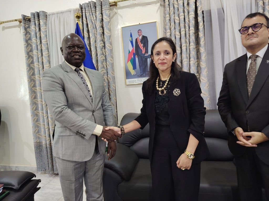 Info.Agri.(Coopération): AUDIENCE AU MADR : LA CENTRAFRIQUE ET L&rsquo;EGYPTE VEULENT RENFORCER LEUR COOPERATION.